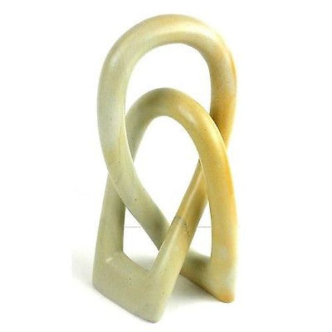 Natural Soapstone 8-inch Lover's Knot - Smolart