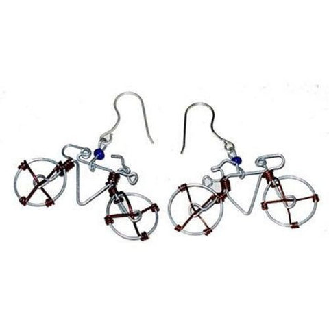 Wire Bicycle Earrings - Creative Alternatives