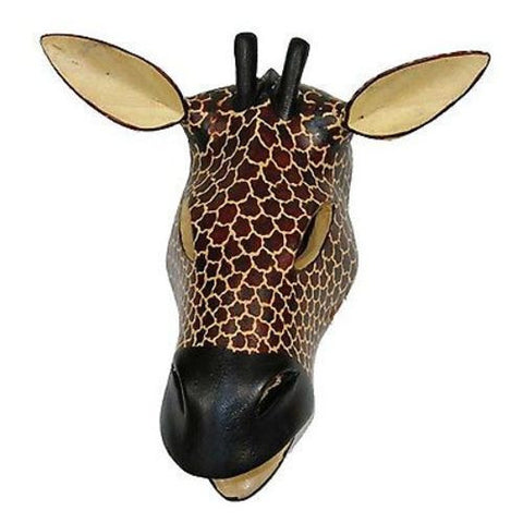 Hand-carved African Giraffe Mask - Jedando Handicrafts (H)