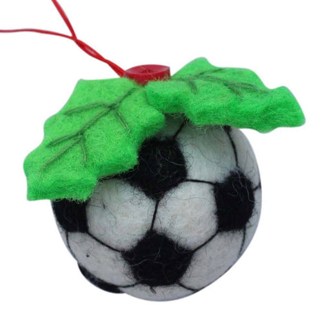 Soccer Ball Felt Ornament - Global Groove (H)