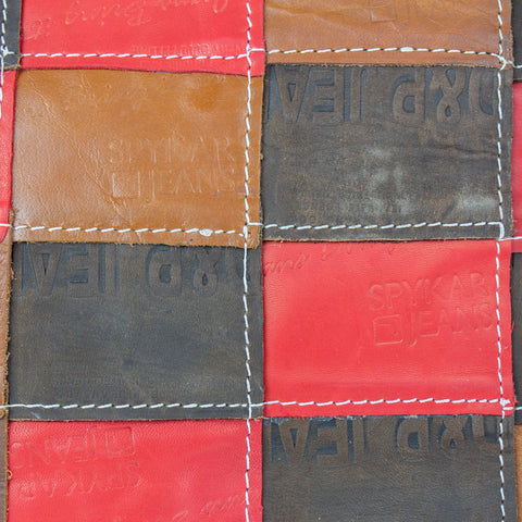 Leather Reclaimed Label Butler Bag