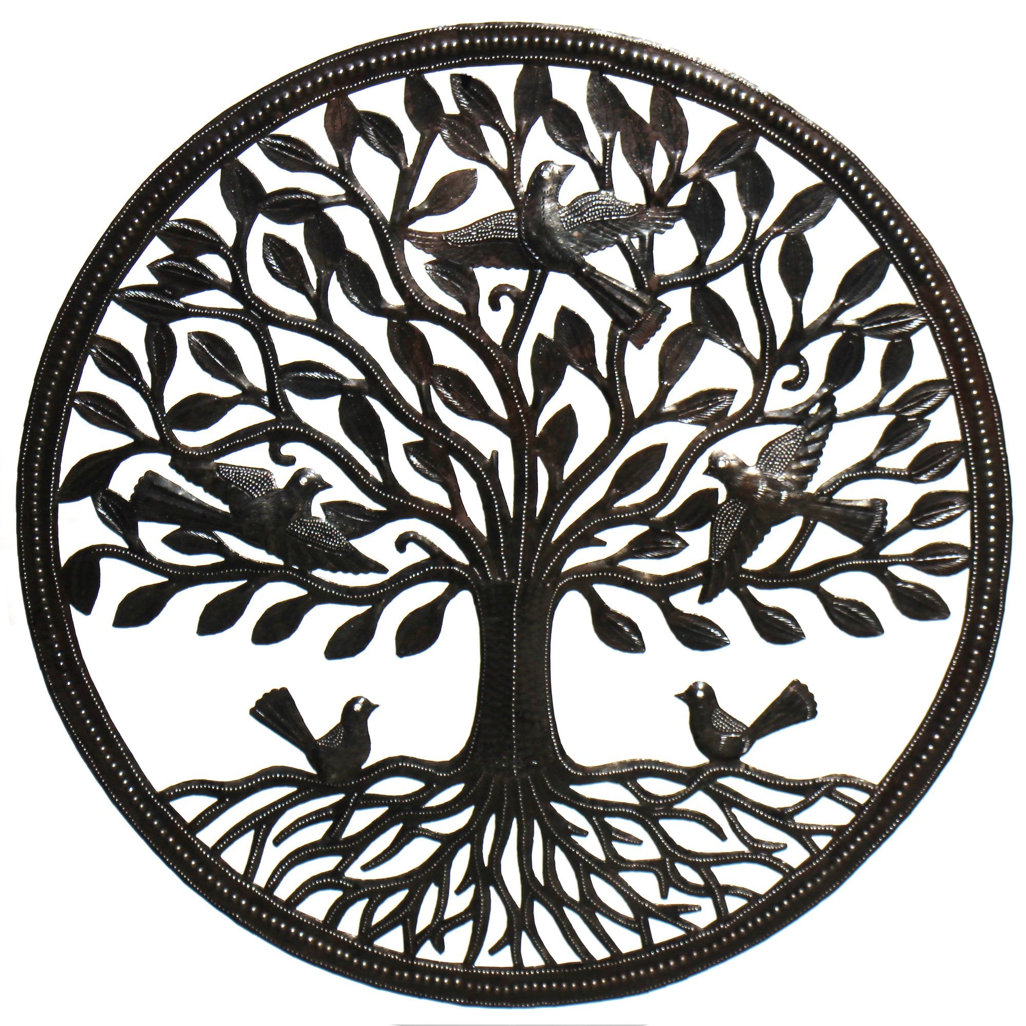 Birds on Roots Tree of Life Wall Art Croix des Bouquets The Village  Artisan
